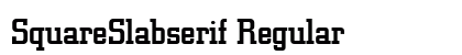 SquareSlabserif Regular font free download