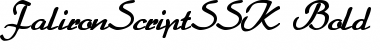 FalironScriptSSK Font