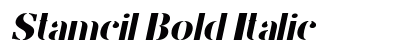Stamcil Bold Italic Preview
