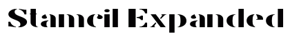 Stamcil Expanded Bold Preview