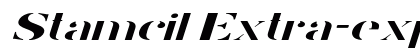 Stamcil Extra-expanded Italic Preview