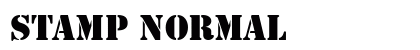 Stamp Normal font free download