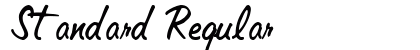 Standard Regular font free download