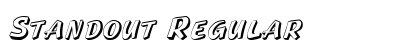 Standout Regular font free download