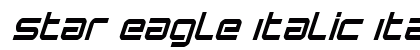 Star Eagle Italic Preview