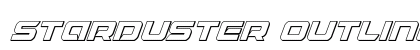 Starduster Outline Italic Outline Italic preview