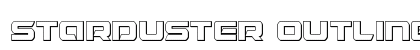 Starduster Outline Outline font free download