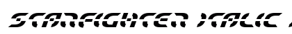 Starfighter Italic Italic font free download