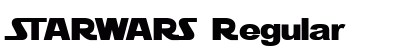 STARWARS Regular font free download