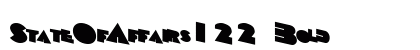 StateOfAffairs122 Bold font free download