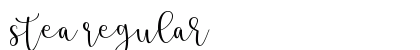Stea Regular font free download