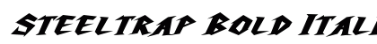 Steeltrap Bold Italic Preview