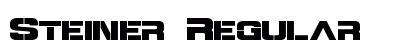 Steiner Regular Font Preview