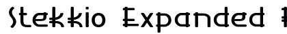 Stekkio Expanded Regular Preview