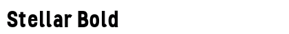 Stellar Bold font free download