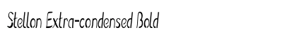 Stellon Extra-condensed Bold preview