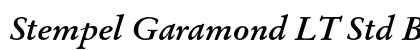 Stempel Garamond LT Std Bold Italic font free download