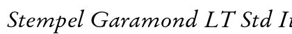 Stempel Garamond LT Std Italic font free download