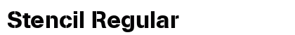 Stencil Regular Preview
