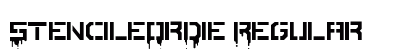 StencileOrDie Regular font free download