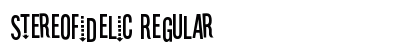 Stereofidelic Regular font free download