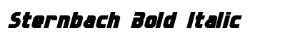 Sternbach Bold Italic Preview