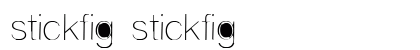 stickfig stickfig font free download