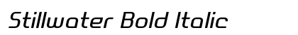 Stillwater Bold Italic preview