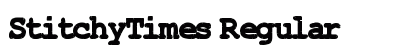 StitchyTimes Regular font free download