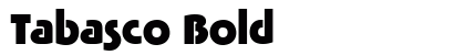 Tabasco Bold Preview