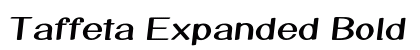 Taffeta Expanded Bold Preview