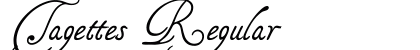 Tagettes Regular font free download