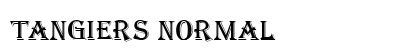 Tangiers Normal font free download