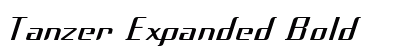Tanzer Expanded Bold Preview