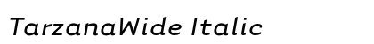 TarzanaWide Italic font free download