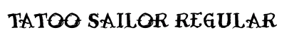 Tatoo Sailor Regular Font Preview