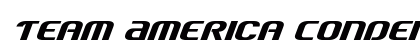 Team America Condensed Condensed font free download