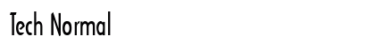 Tech Normal font free download