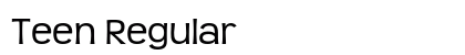 Teen Regular font free download