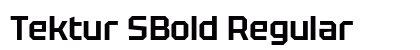 Tektur SBold Regular font free download