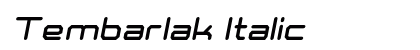 Tembarlak Italic Preview