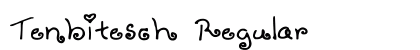 Tenbitesch Regular font free download