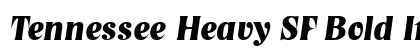 Tennessee Heavy SF Bold Italic preview Tennessee Heavy SF Bold Italic preview