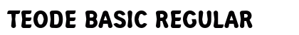 Teode Basic Regular font free download