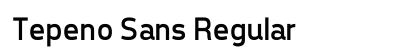 Tepeno Sans Regular Preview