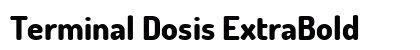 Terminal Dosis ExtraBold Preview
