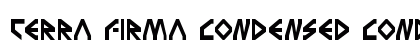 Terra Firma Condensed Condensed Font Preview