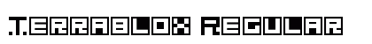 Terrablox Regular Font Terrablox Regular Font Preview