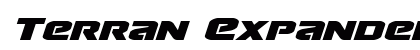 Terran Expanded Italic Expanded Italic preview