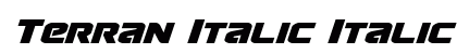 Terran Italic Preview